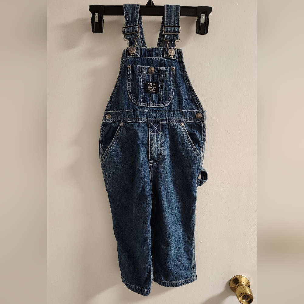 Lakin McKey Denim Overalls, Size 2T